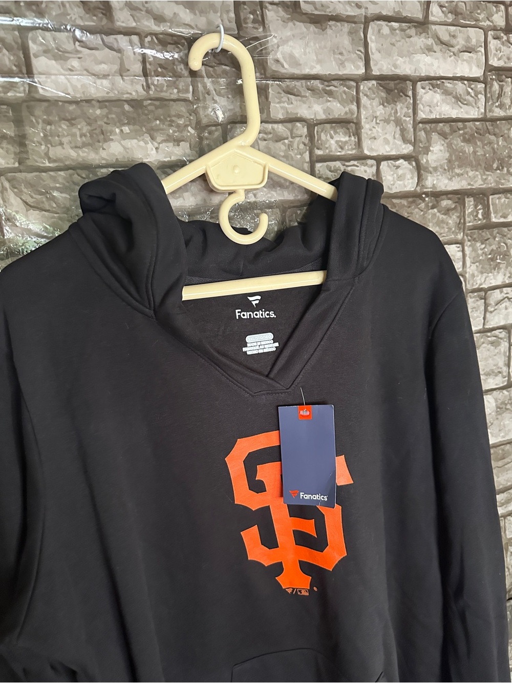 NWT Fanatics San Francisco Giants Black Pull Over Hooded Sweatshirt Womens 3X - Picture 6 of 9
